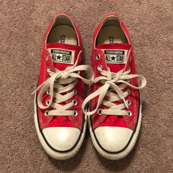 Converse Shoes - Womens 6.5 red converse